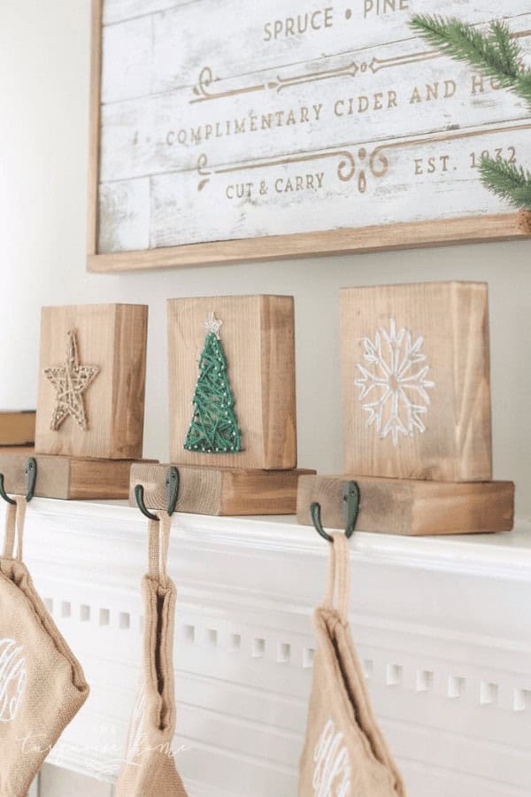 String Art Stocking Holders