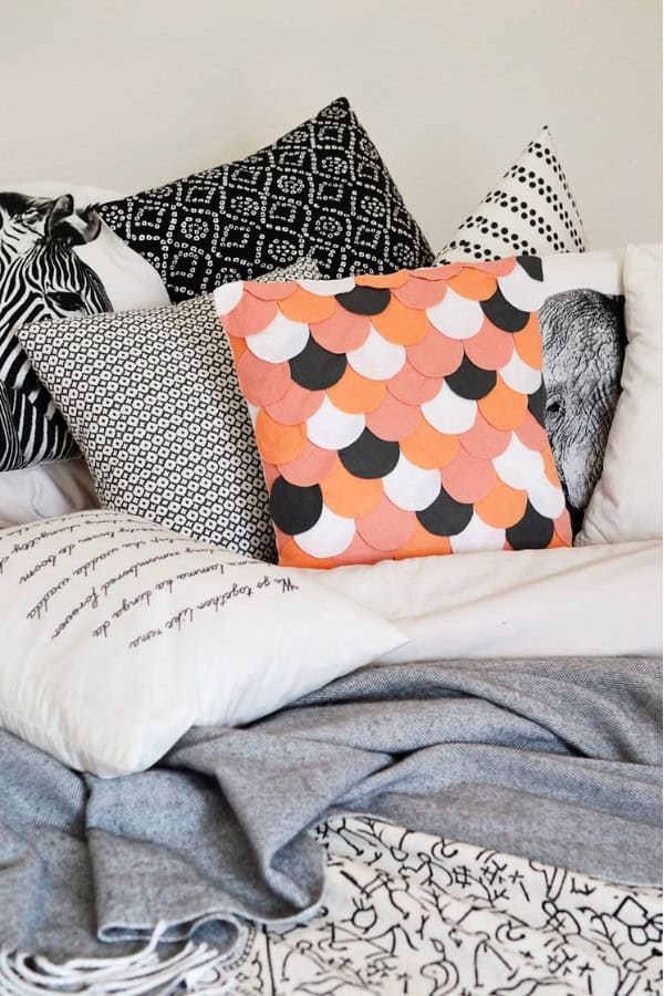 Scalloped Pillow