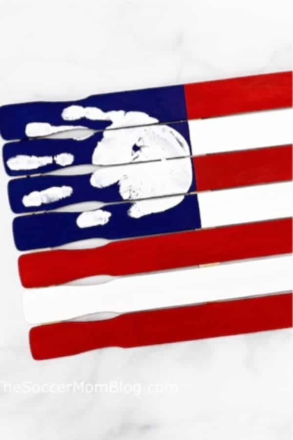 Handprint American Flag Craft