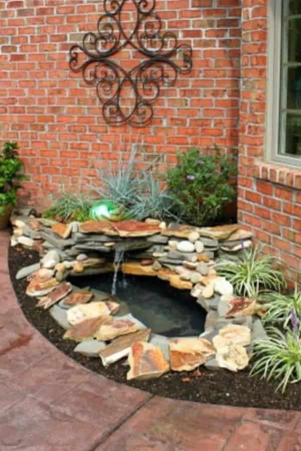 DIY POND WATERFALL