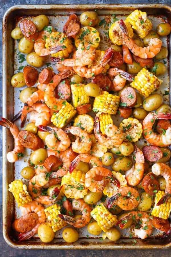 SHEET PAN SHRIMP BOIL