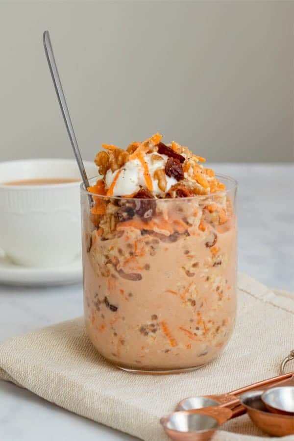 Carrot Cake Breakfast Oats