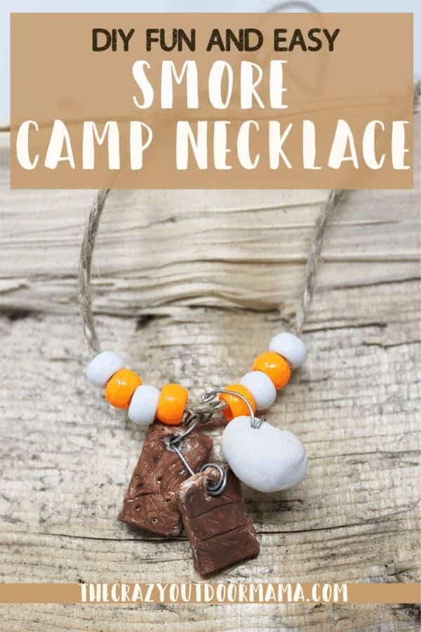 DIY SMORE CAMP NECKLACE