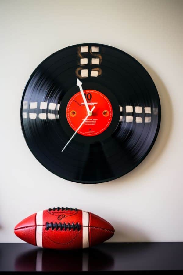 DIY FOOTBALL WALL CLOCK