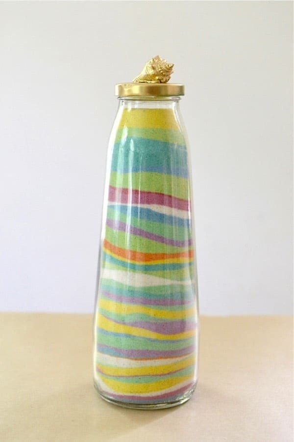 Sand Art Bottle DIY Craft