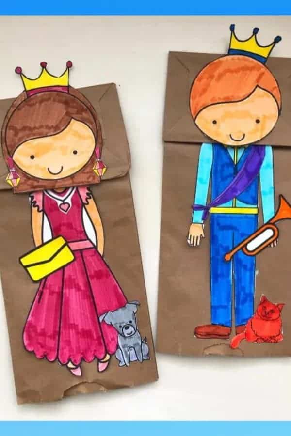 PRINCESS AND PRINCE PUPPETS