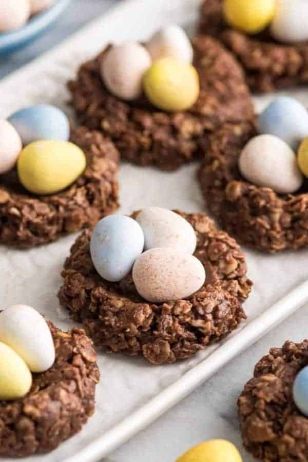 HEALTHY EASTER NEST COOKIES