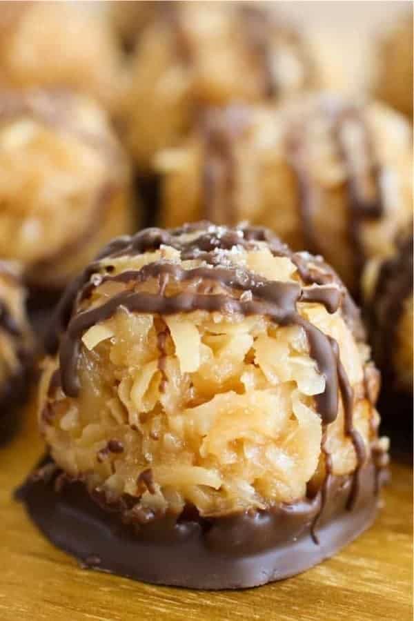 No-Bake Salted Caramel Macaroons