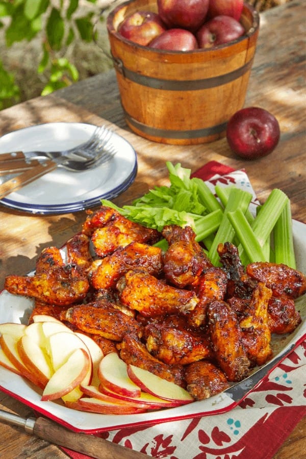 Apple Cider Glazed Wings