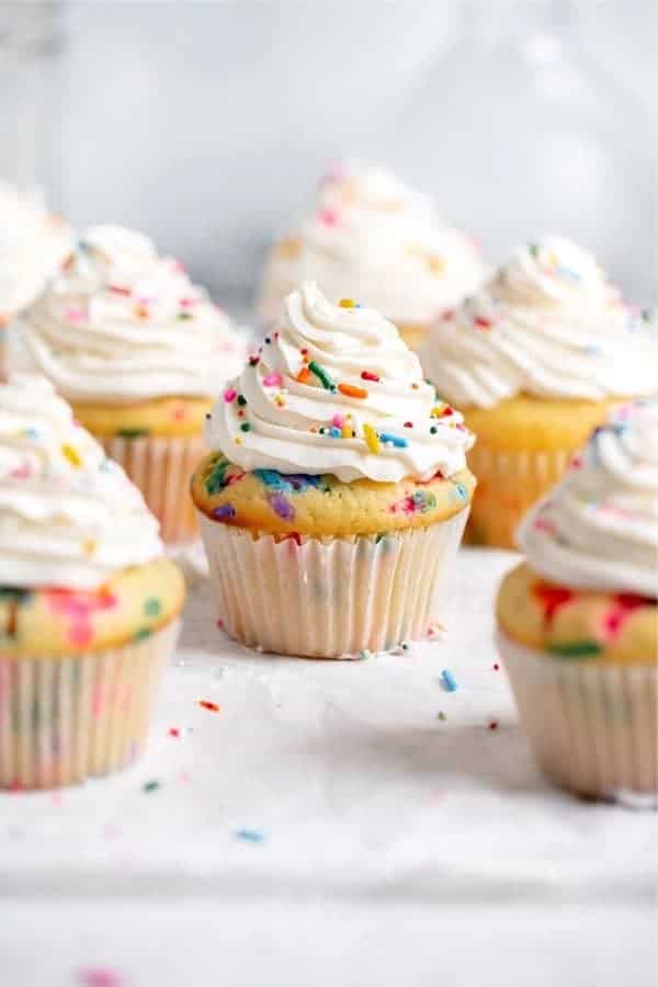 Homemade Funfetti Cupcakes