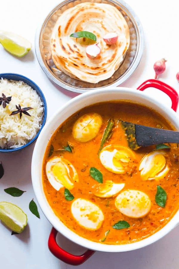 South Indian Style Egg Curry