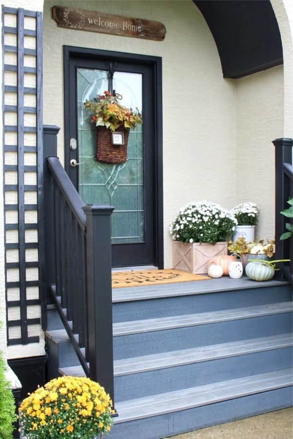 Planter Box Fall Decor