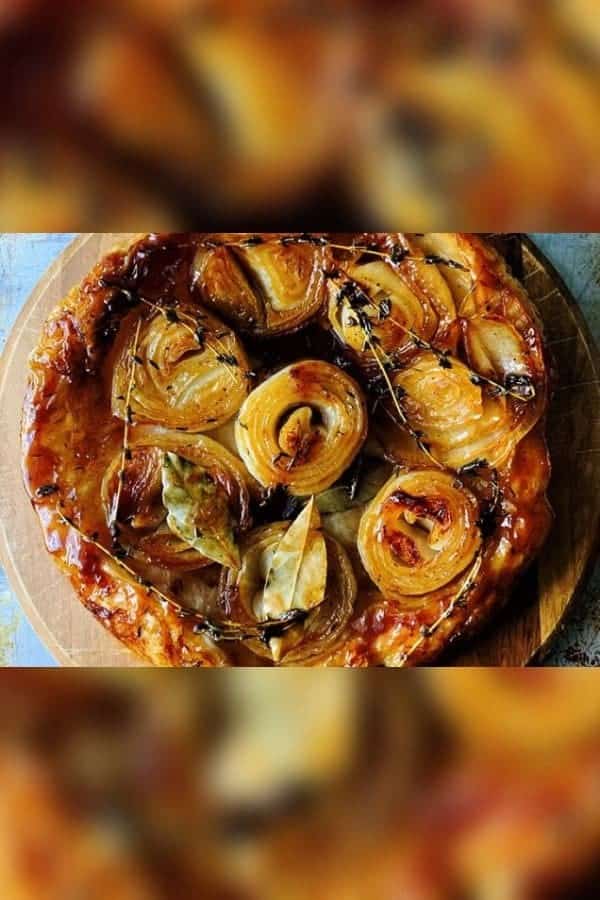 JAMMY UPSIDE-DOWN ONION TART