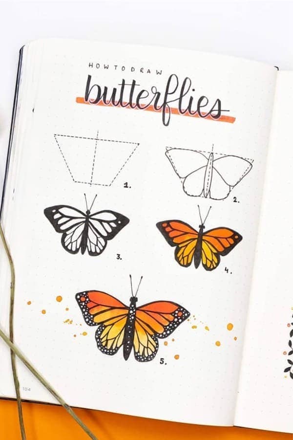 How To Draw Butterflies