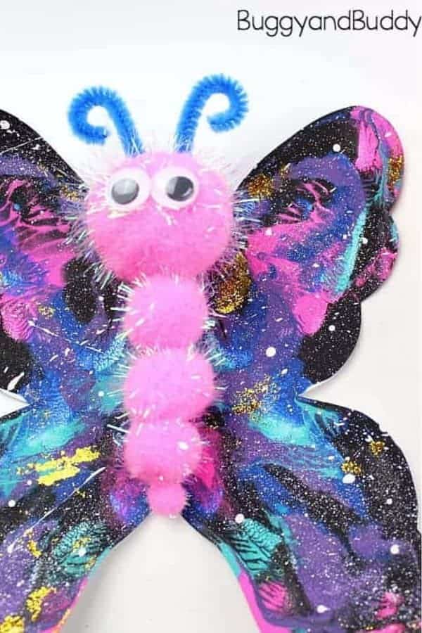 Galaxy Butterfly Art Project for Kids