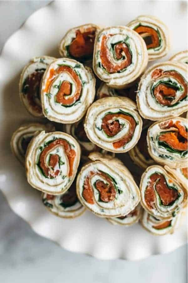 Smoked Salmon Pinwheels