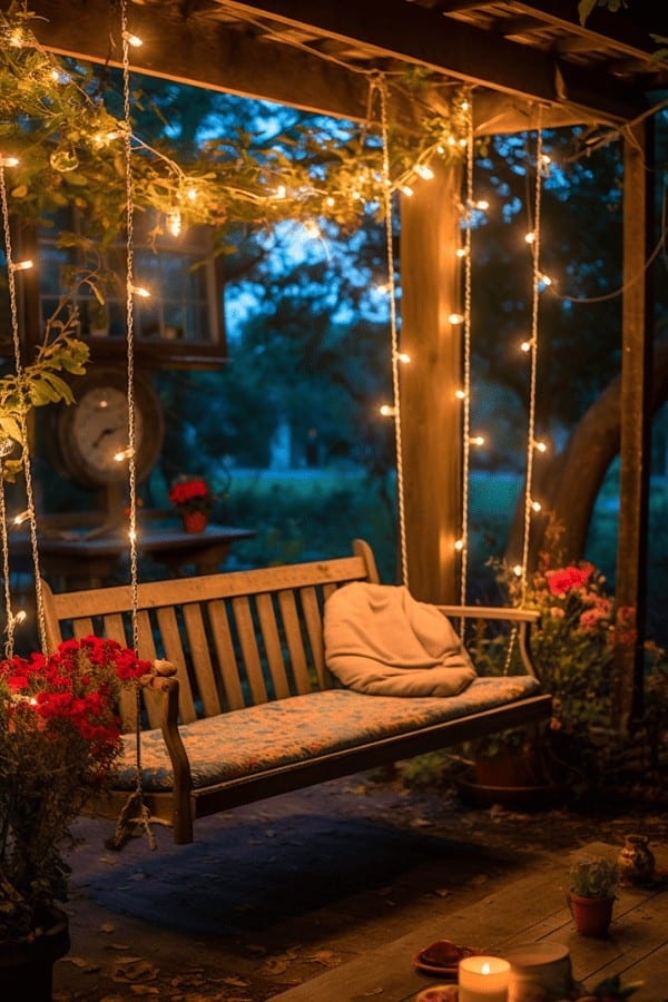 Backyard Bench Swing