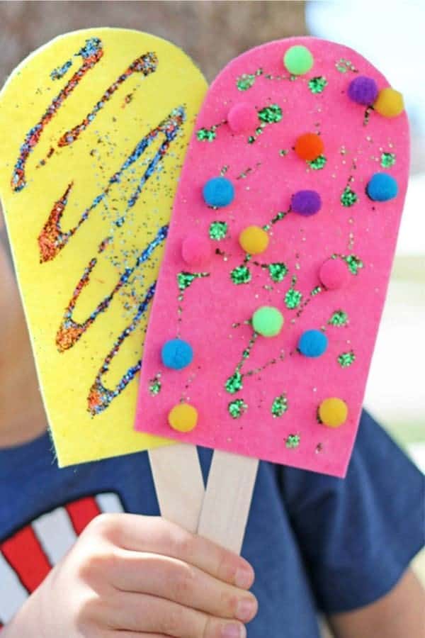 Pretend Play Felt Popsicle Craft