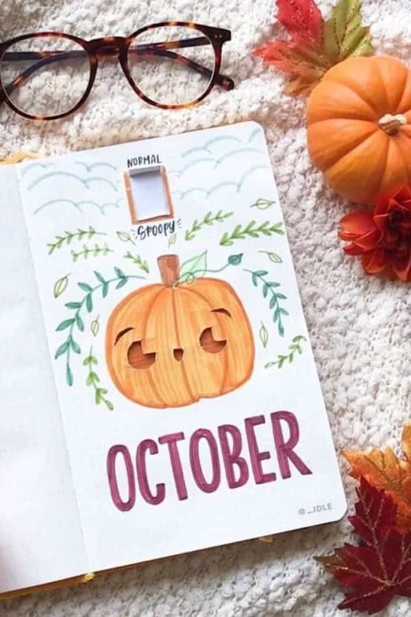 Cute Pumpkin Cover Spread