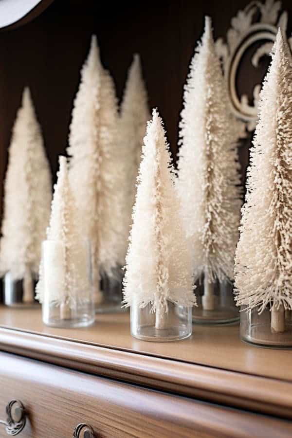 GLASS BOTTLE BRUSH TREES