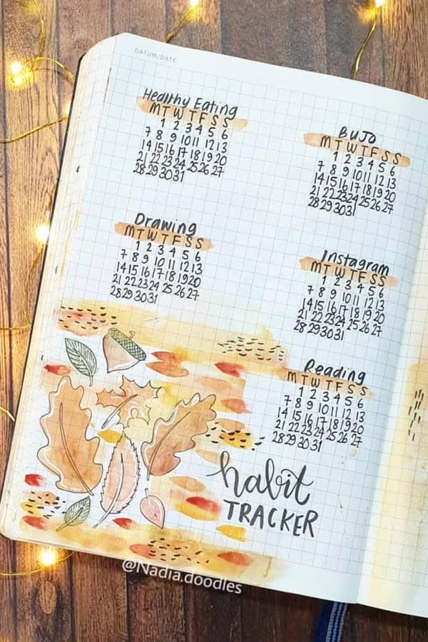 Autumn Habit Spread