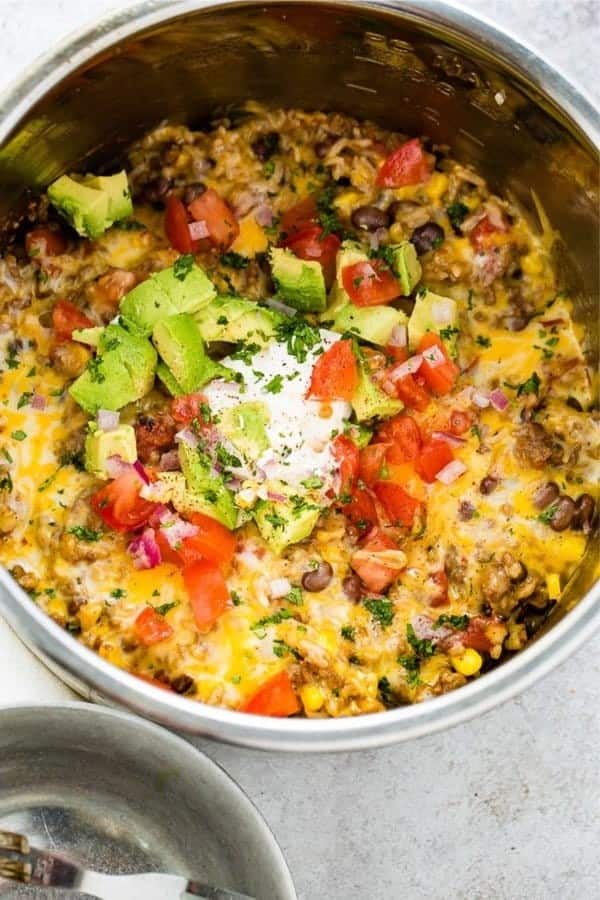 Ground Beef Burrito Bowls