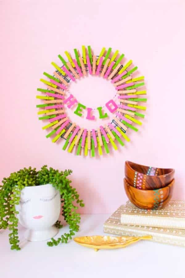 Spring DIY Wreath Craft