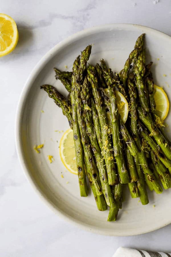 Grilled Asparagus with Lemon Zest