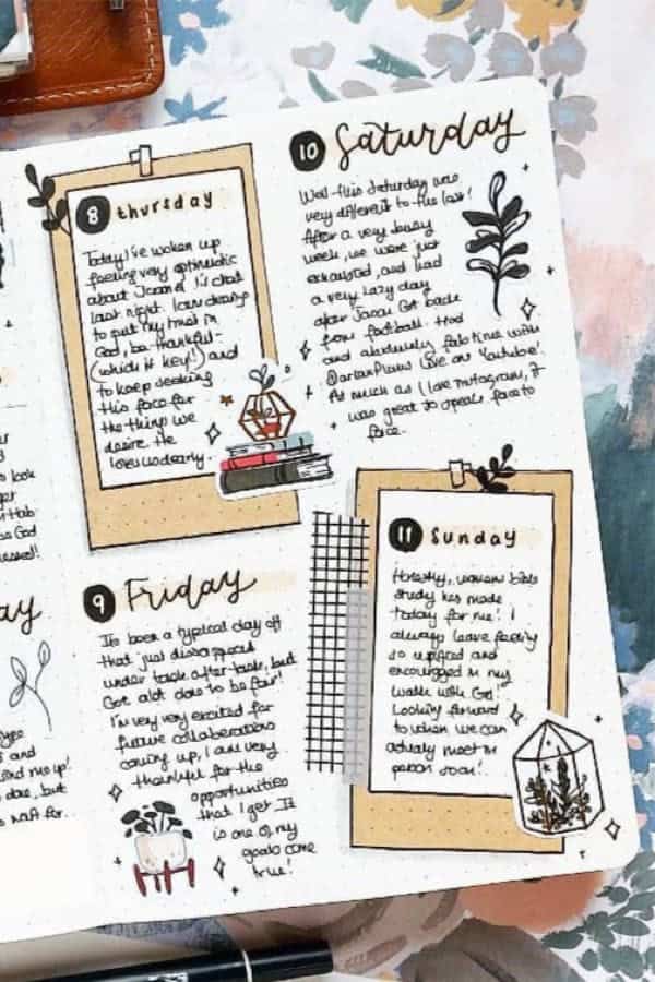 Scrapbook Weekly Spread