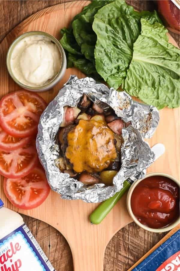 Hobo Dinner Hamburger Foil Packets