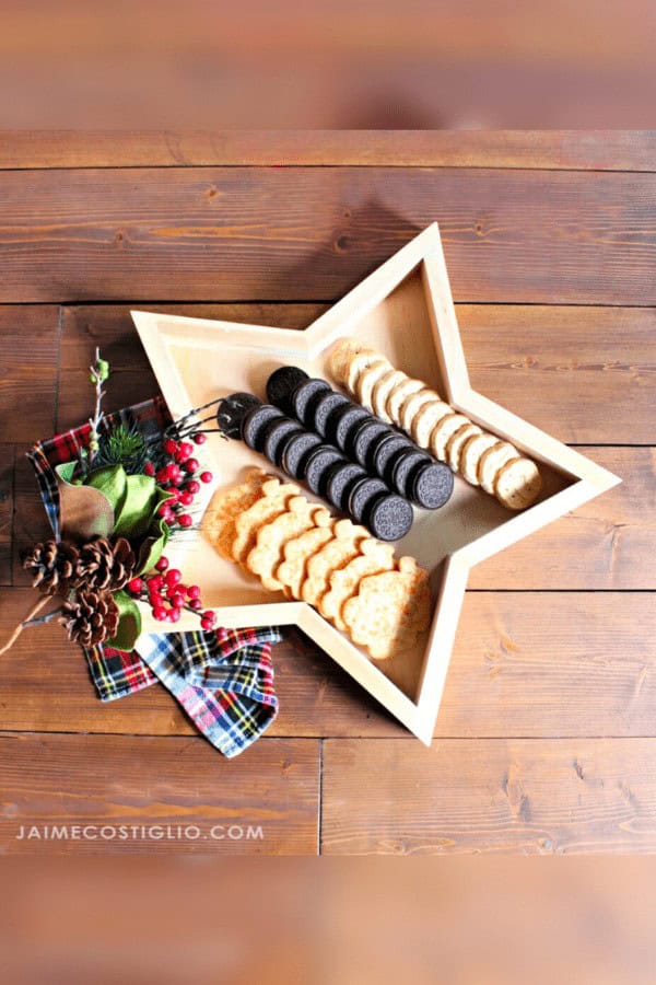 Wood Star Tray