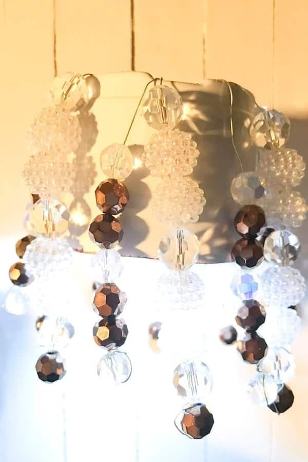 DIY LOCKER CHANDELIER