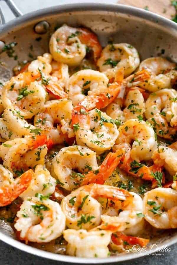 GARLIC BUTTER SHRIMP SCAMPI