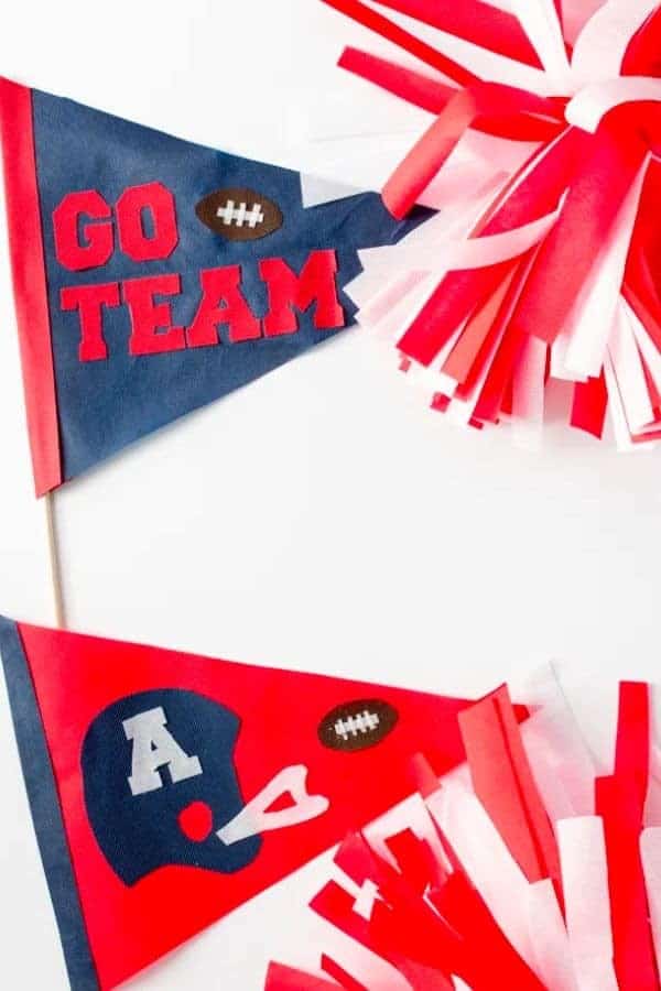 NO-SEW PENNANTS & POM-POMS