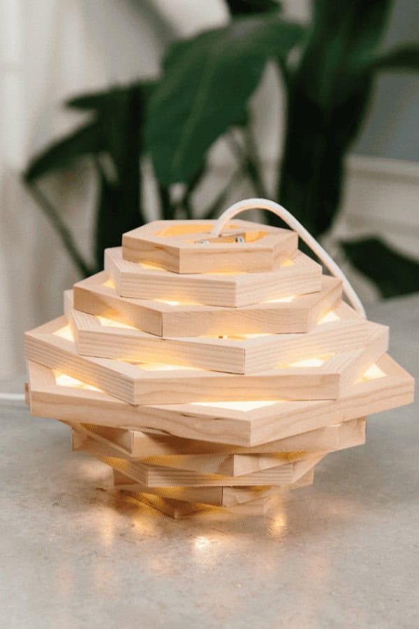 Geometric Hanging Light