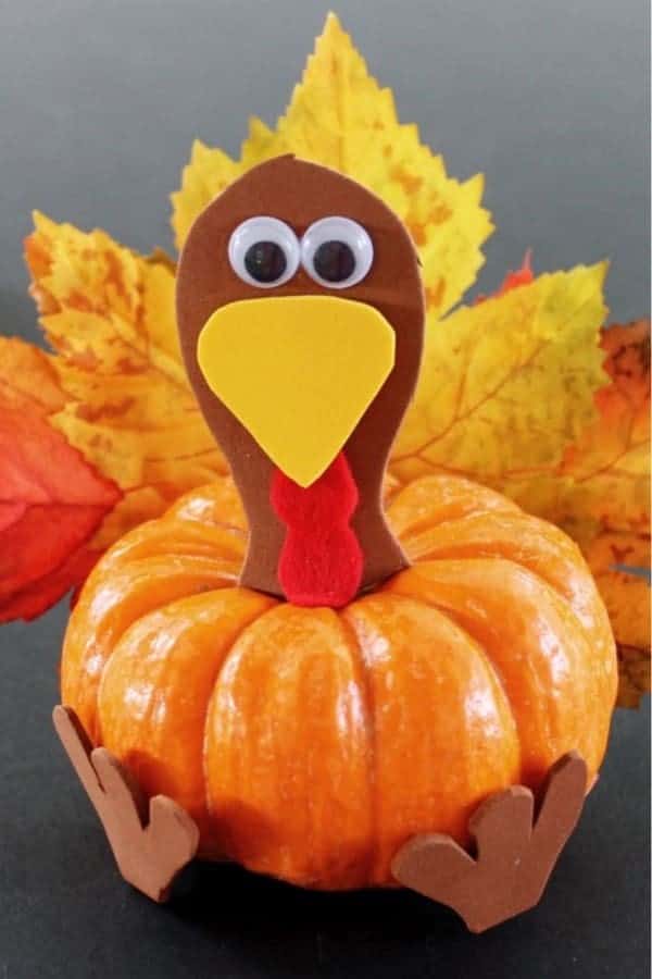 Pumpkin Turkey Thanksgiving Craft for Kids