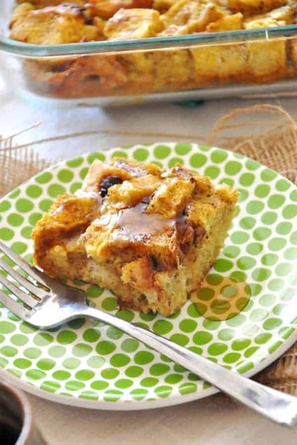 PUMPKIN FRENCH TOAST BAKE