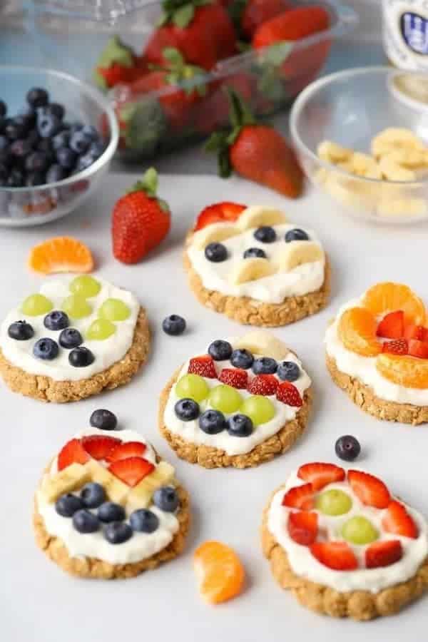 NO-BAKE EASTER EGG FRUIT TARTS