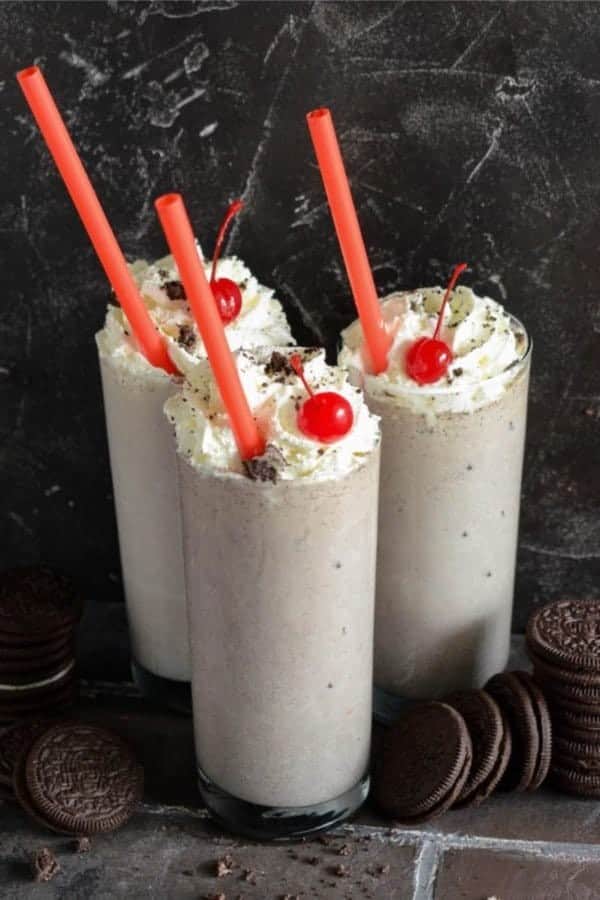 Copycat Chick Fil A Cookies & Cream Milkshake