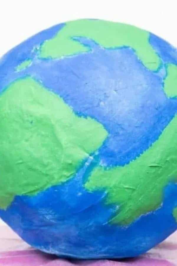 Paper Mache Planet Earth