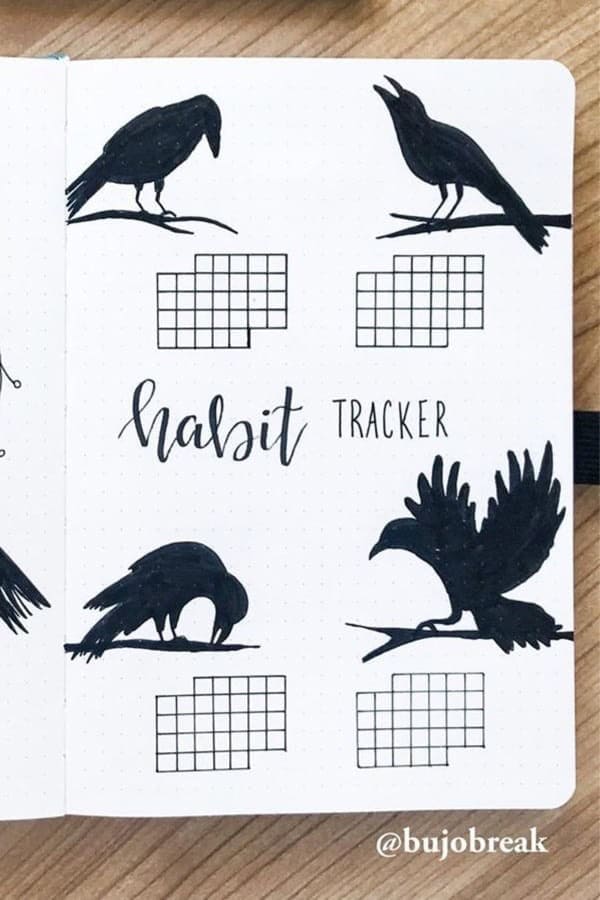 Black Crow Habit Tracker