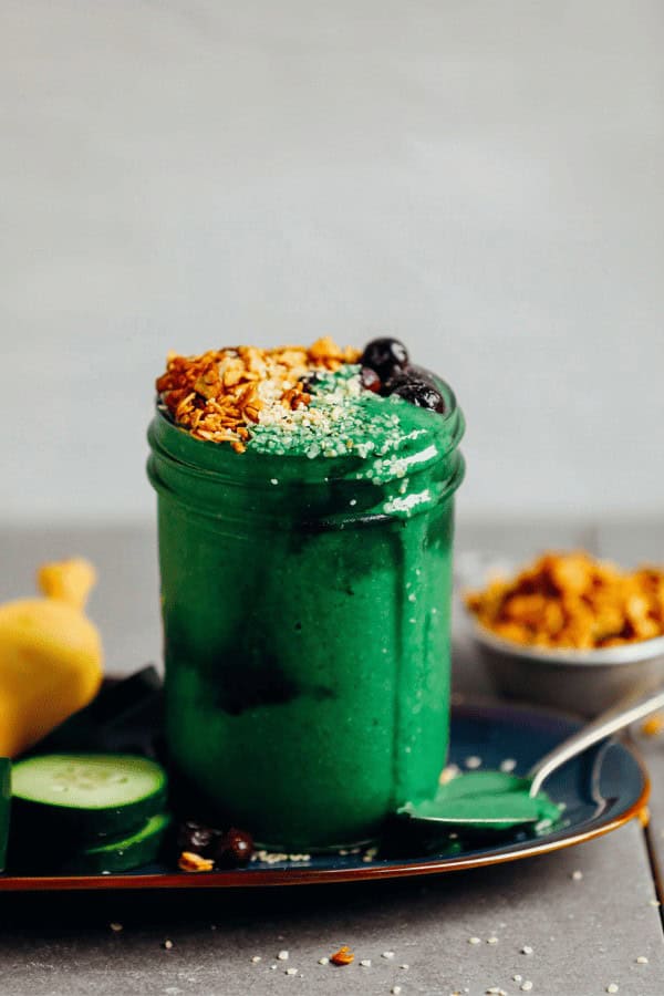 Super Green Spirulina Smoothie