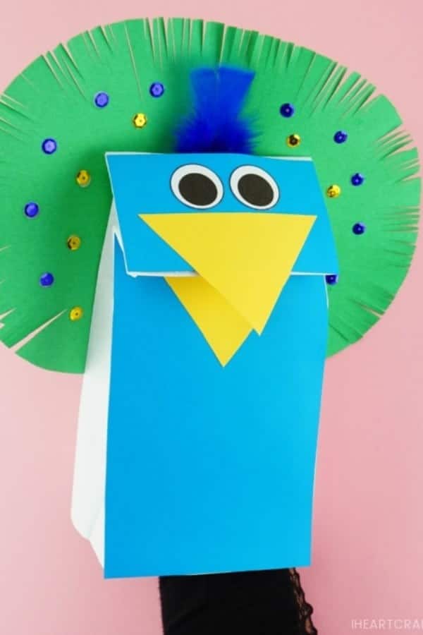 PEACOCK PUPPET CRAFT