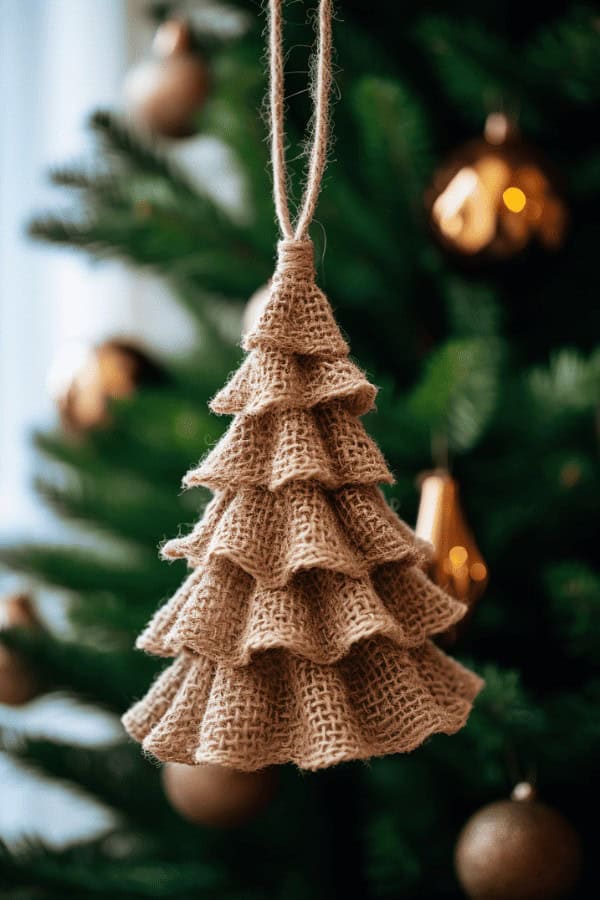 Burlap Ornaments