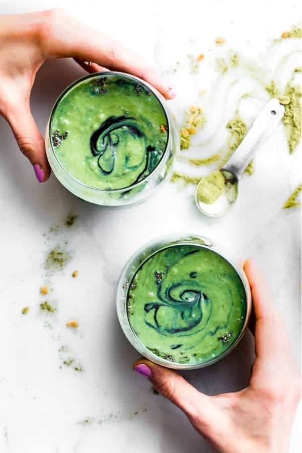 Creamy Coconut Spirulina Superfood Smoothie