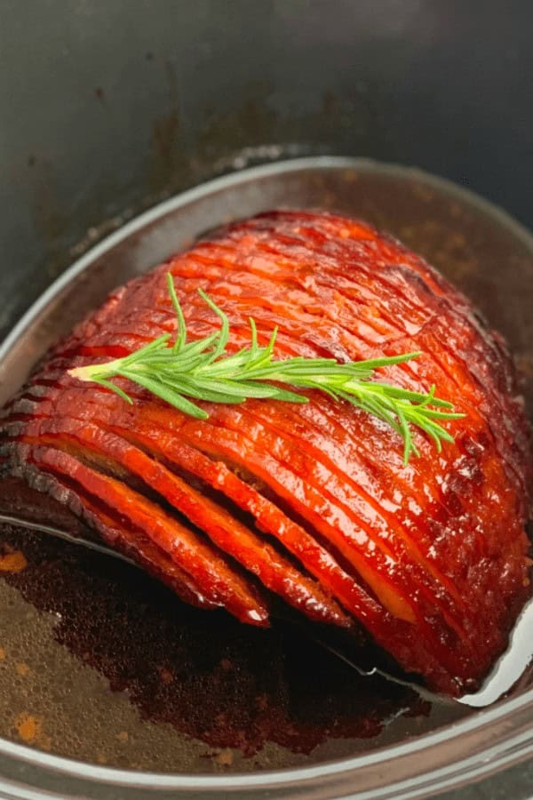 Slow Cooker Honey Glazed Ham