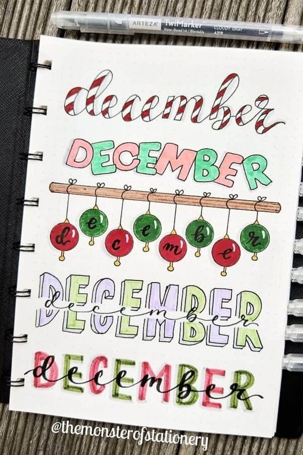 Creative December Titles