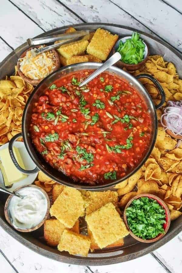 CHILI DINNER BOARD RECIPE