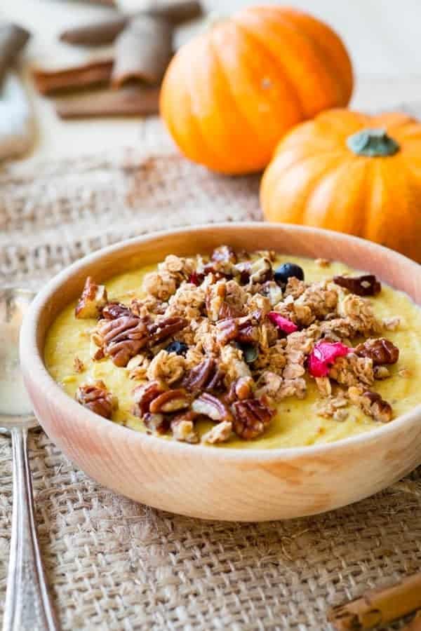 PUMPKIN GREEK YOGURT BREAKFAST BOWL