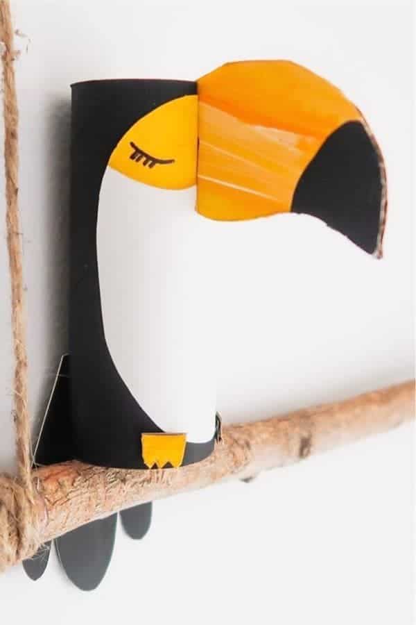 Toilet Roll Toucan Craft